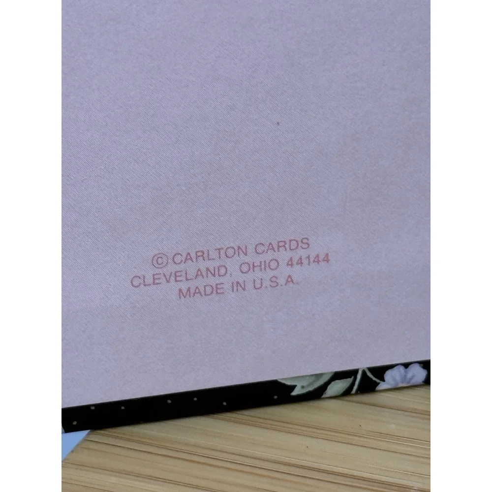 VTG Floral Photo Album 16 Pages Self Adhesive Carlton Cards Cottagecore Granny
